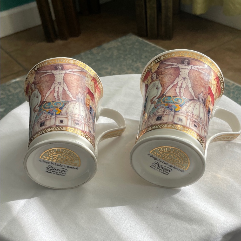 Commemorative memorabilia Caronia Millennium2000edition 2 Mugs Umberto Banchelli